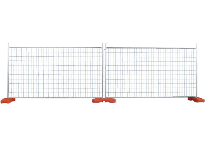 الطقس مقاومة المجلفن مؤقت السياج سهل التعامل مع 60 * 150mm شبكة حجم مفتوحة